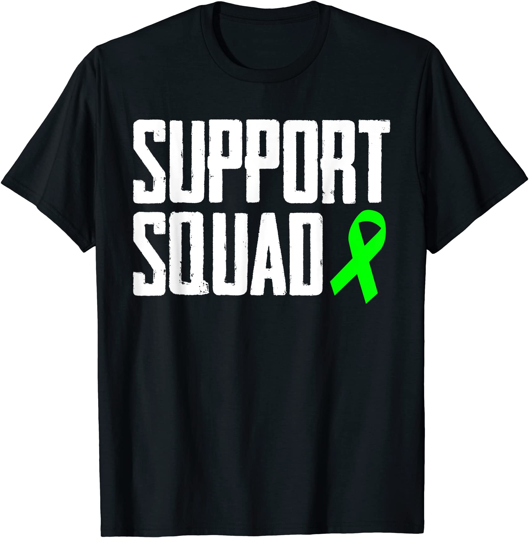 support squad green ribbon non hodgkin lymphoma awareness t shirt men ...