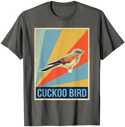 Vintage cuckoo bird t shirt men