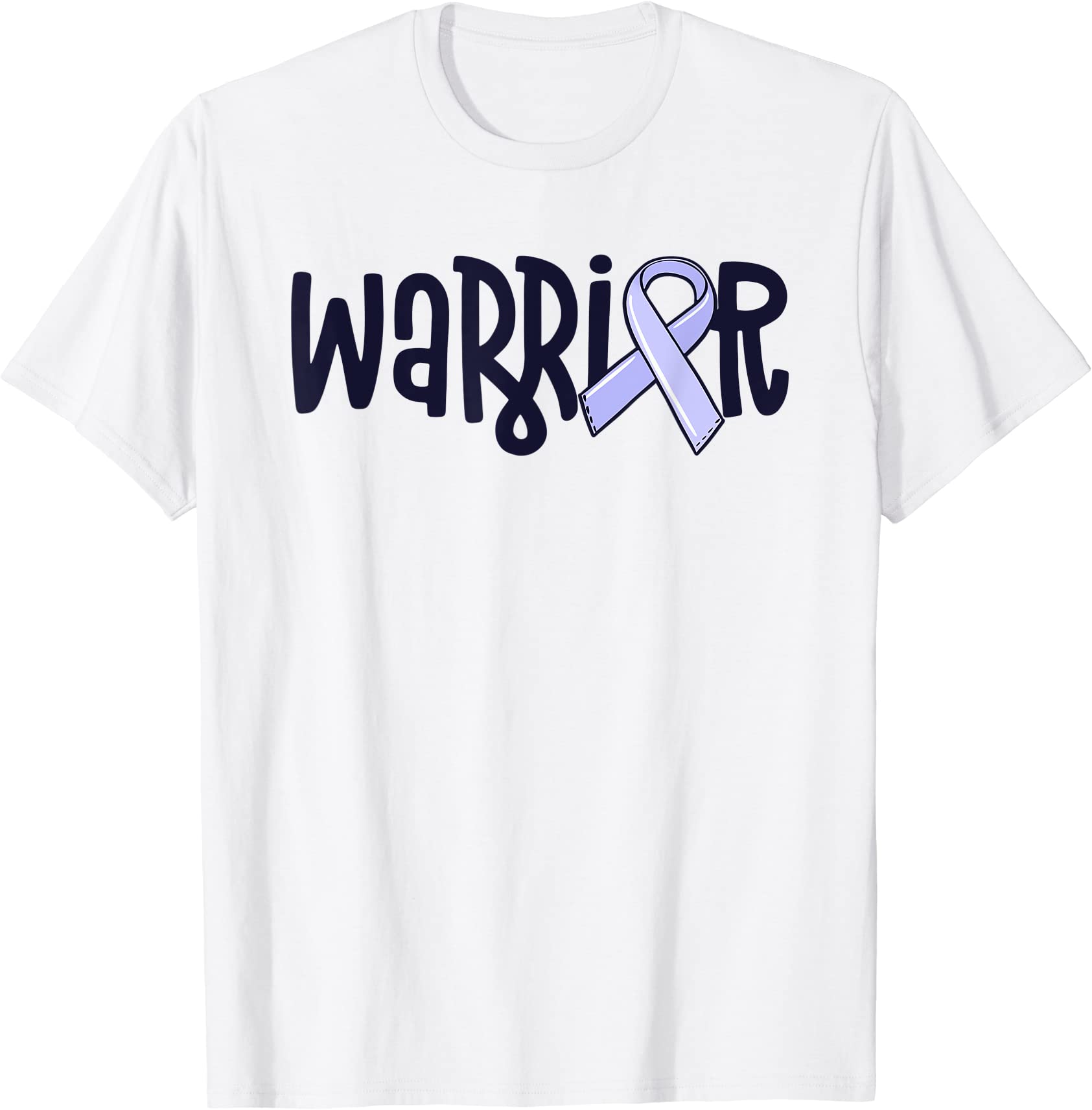 warrior stomach cancer awareness periwinkle ribbon gastric t shirt men ...