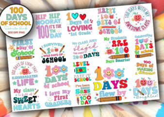 100 Days of School Sublimation Bundle