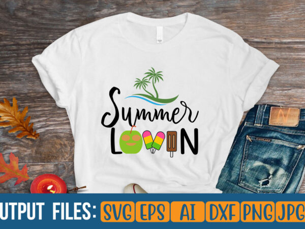 Summer lovin vector t-shirt design