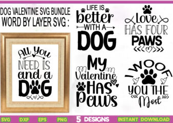 DOGVALENTINE SVG BUNDLE,My Dog is My Valentine Svg, Valentine’s Day Svg, Valentine’s Day Cut File, Dog Valentine Svg, Dog Svg, Commercial use, Cricut, Silhouette,Dog Valentine’s Day SVG Bundle, Valentine’s Day