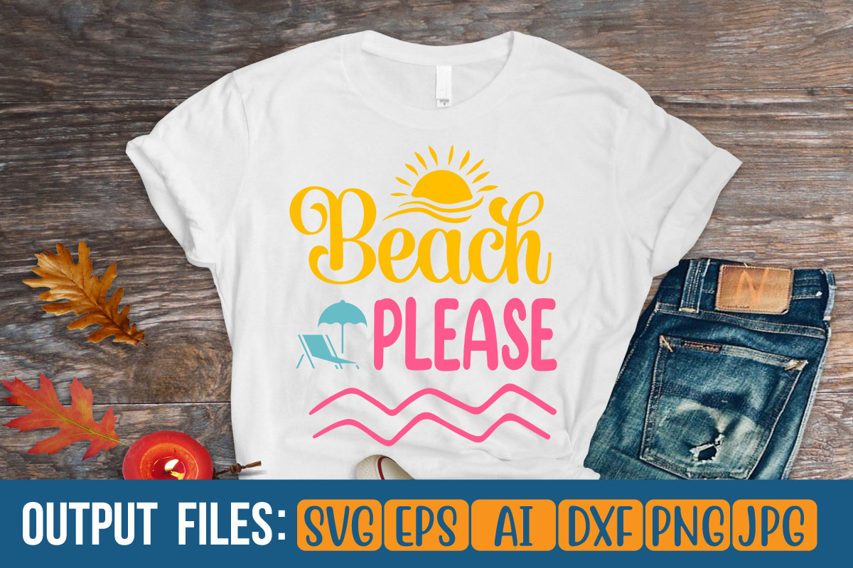 beach please T-Shirt Design On Sale - Buy t-shirt designs