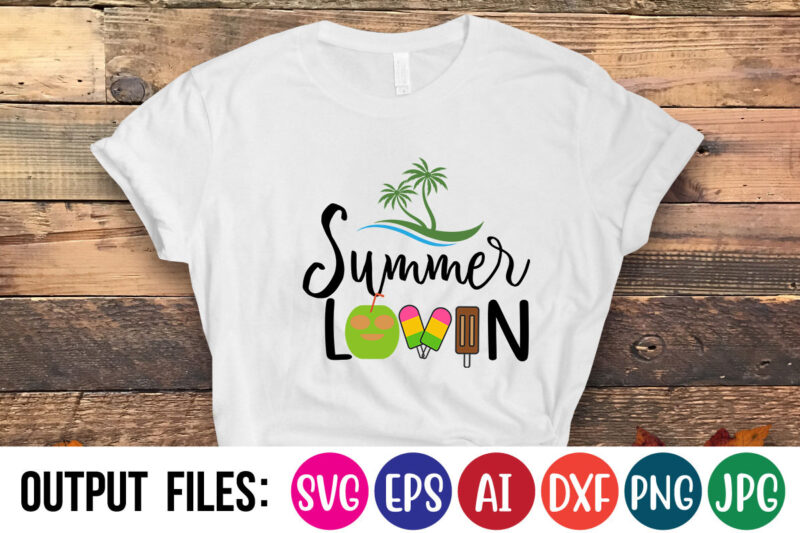 SUMMER LOVIN Vector t-shirt design