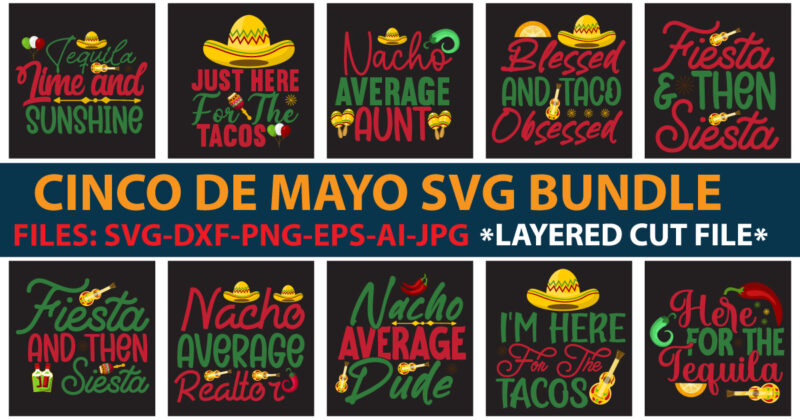 Cinco De Mayo Svg Bundle