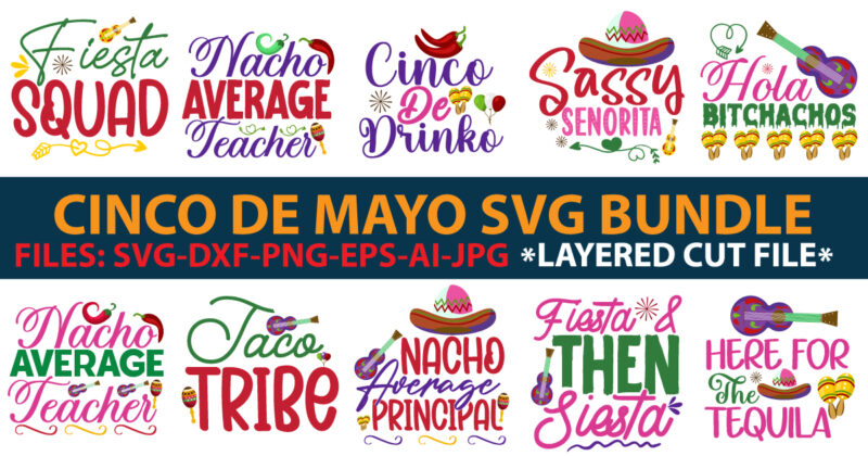 Cinco De Mayo Svg Bundle