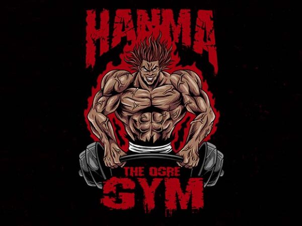 Ogre gym t shirt design online