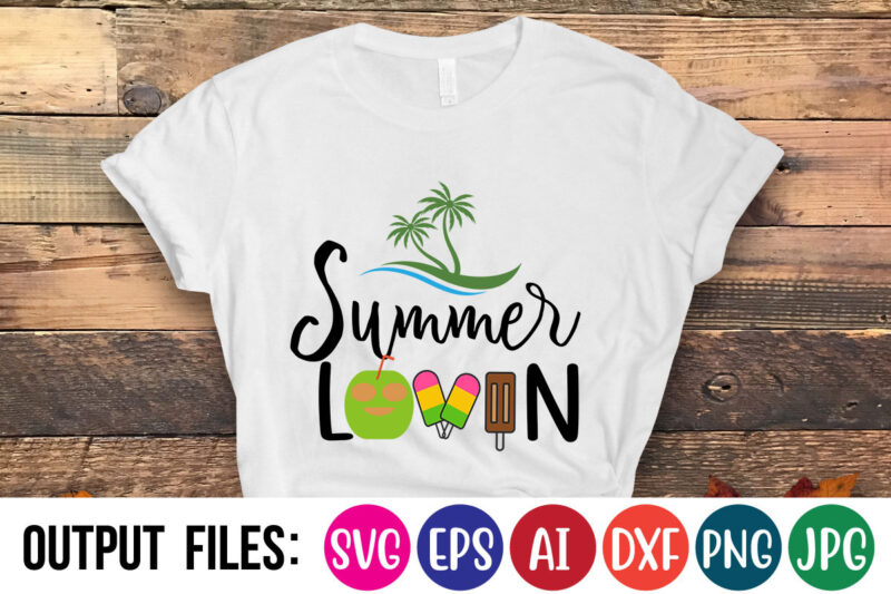 SUMMER LOVIN Vector t-shirt design