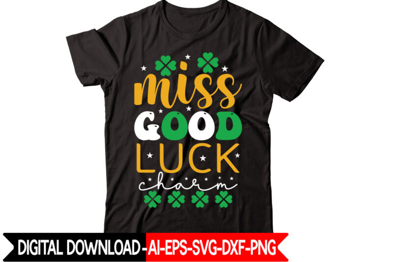 Happy St Patricks Day SVG, Lucky SVG, Shamrock SVG, Digital Download, Cut  File, Sublimation, Clip Art (includes svg/png/dxf file formats)