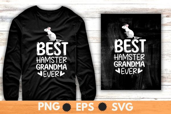 Best Hamster Mom Cute Hamster Owner T-Shirt design svg, Best Hamster Mom, Hamster