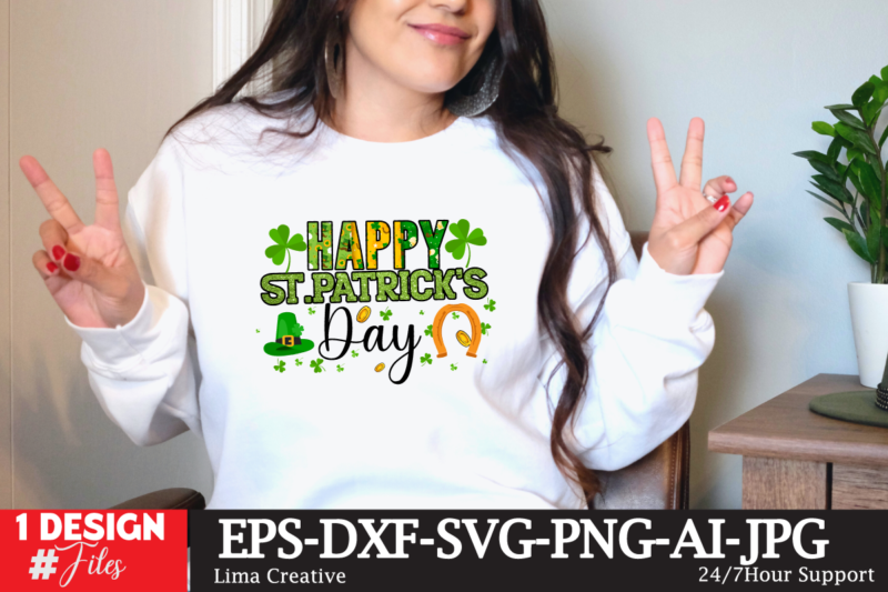 St.patrick's Day Sublimation T-shirt Design Bundle,.studio files, 100 patrick day vector t-shirt designs bundle, Baby Mardi Gras number design SVG, buy patrick day t-shirt designs for commercial use, canva t