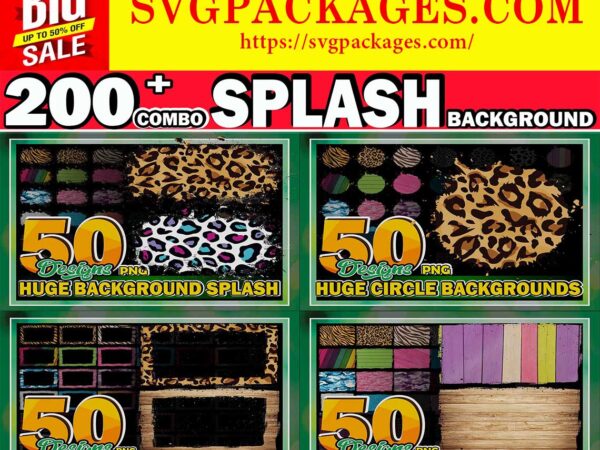 Https://svgpackages.com combo 200+ huge background splash png, wood watercolor, bundle clipart frame, leopard, animal print cheetah, sublimation, digital download 881499426 graphic t shirt