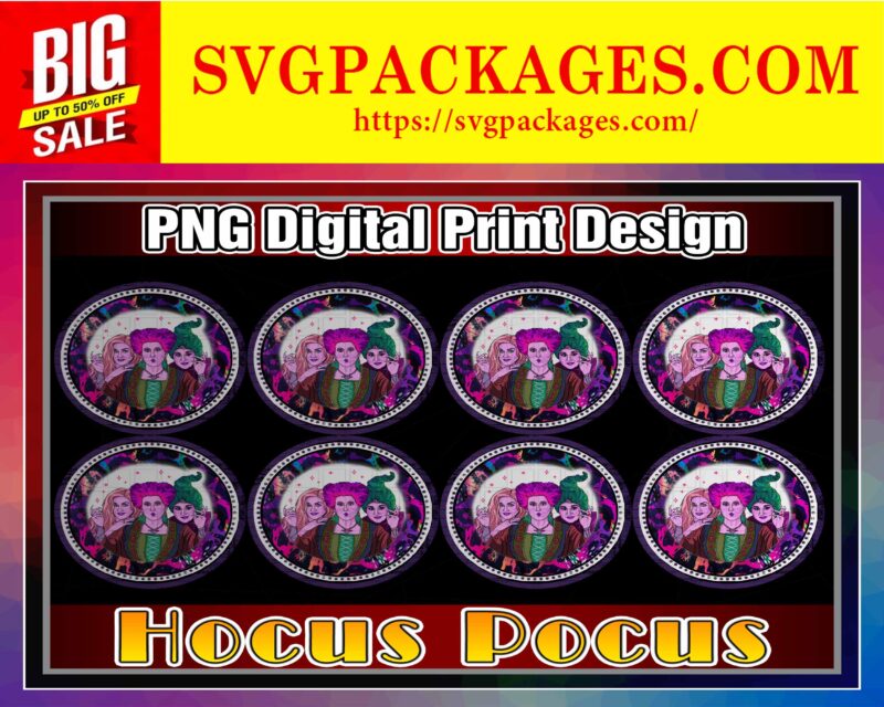 Https Svgpackages Com Hocus Pocus Halloween Circle Png Hocus Pocus Png Printable T Shirt