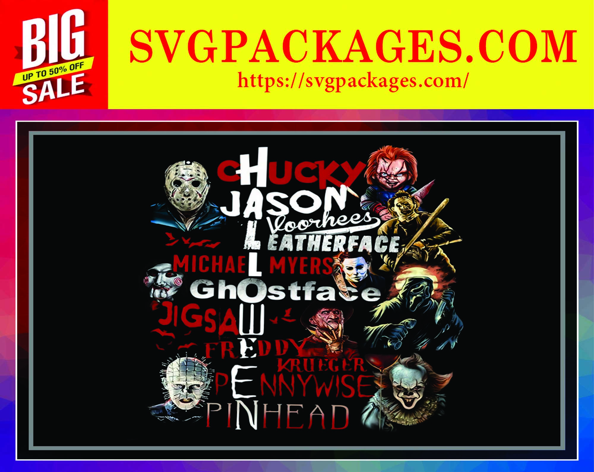 https://svgpackages.com Halloween Characters PNG, Horror Movies, Happy ...