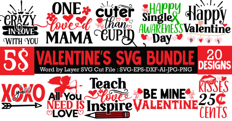 Valentine T-Shirt Design Bundle, Valentine T-Shirt Design Quotes, Coffee is My Valentine T-Shirt Design, Coffee is My Valentine SVG Cut File, Valentine T-Shirt Design Bundle , Valentine Sublimation Bundle ,Valentine's