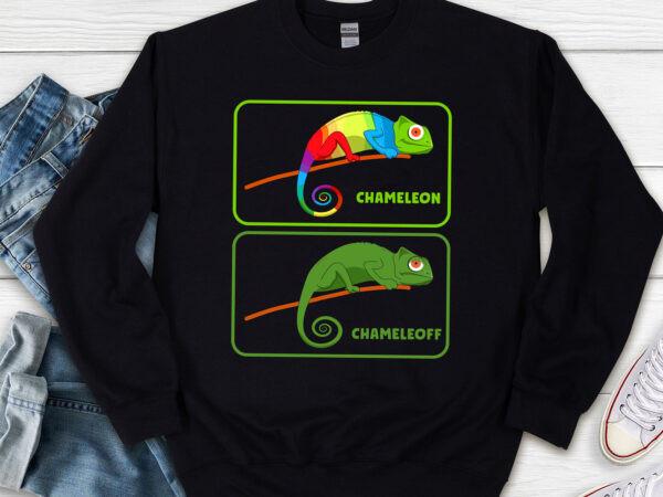 Chameleon chameleoff funny lizards lovers reptile owners nl t shirt vector file