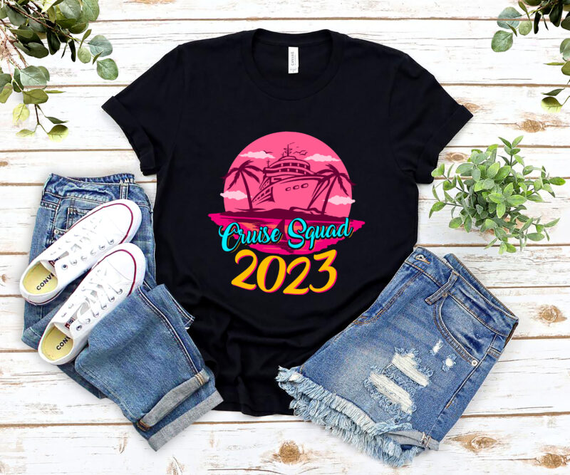 Cruise Squad 2023 Retro Vintage Png, Crusise Love, Crusing Gift, Family Trip, Family Vacation, Matching Family PNG File TL