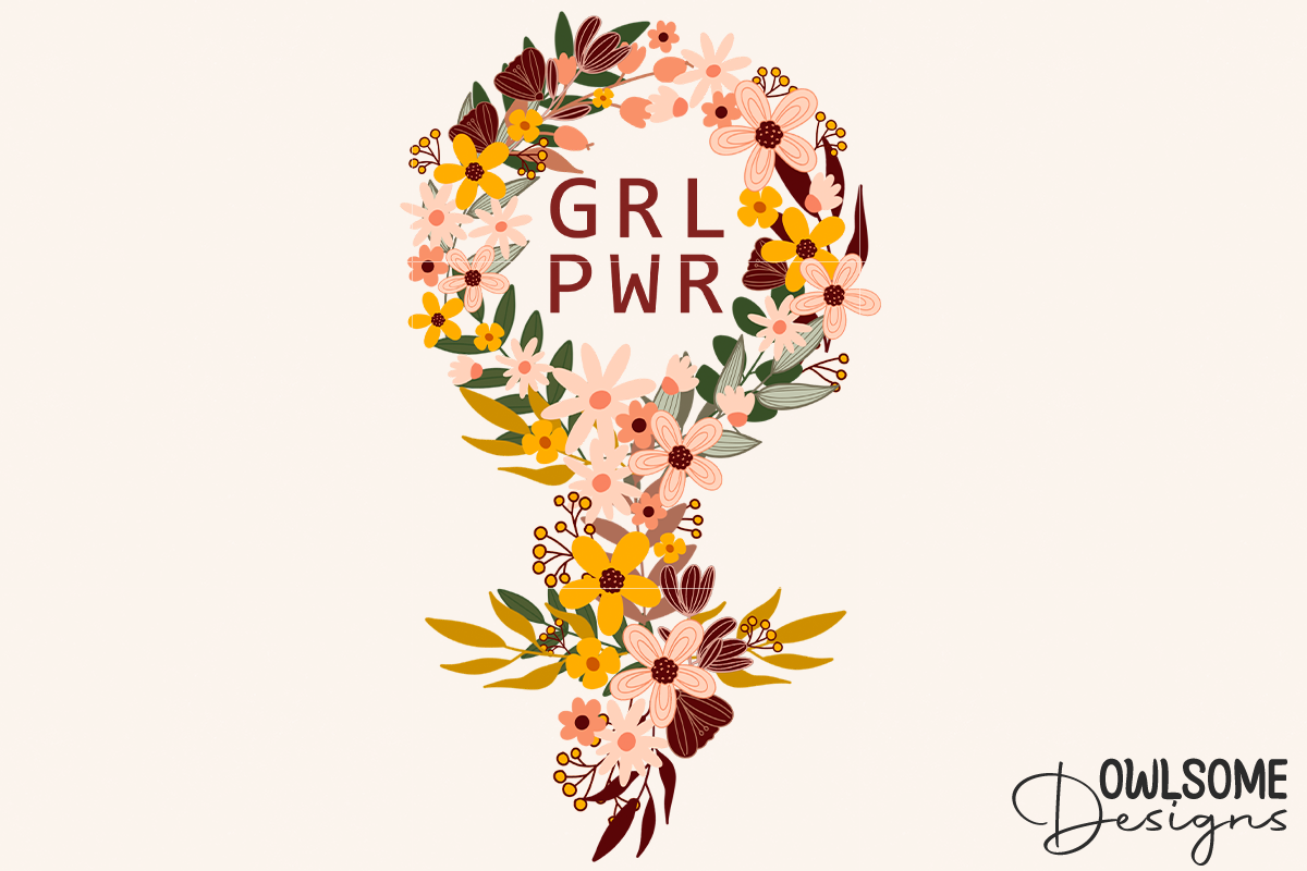 Girl Almighty Flower Power Shirt PNG SVG file Printable