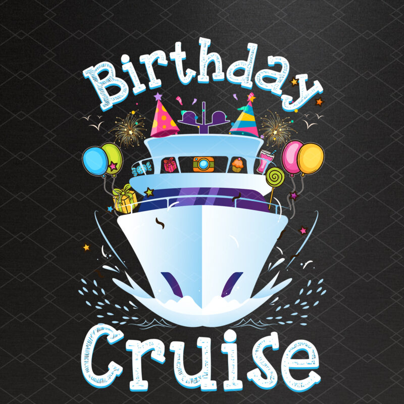 Funny Birthday Cruise Cruising Family Maitching Group Bday Celebration NC 1701 6