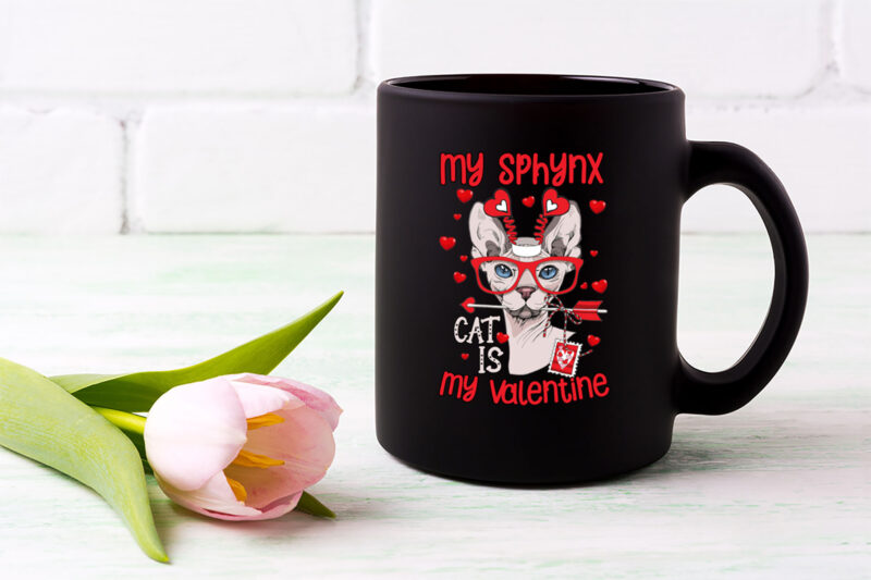 Funny Valentines My Sphynx Cat Is My Valentine Cute Cat Lovers NL