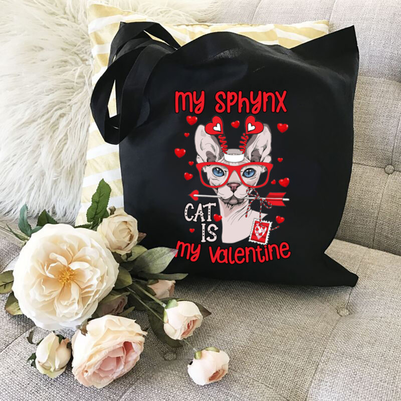 Funny Valentines My Sphynx Cat Is My Valentine Cute Cat Lovers NL