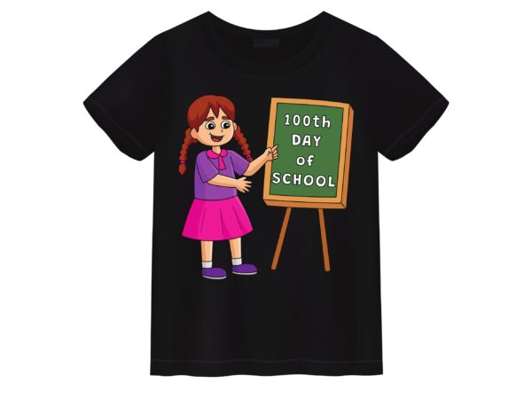 Happy 100th day of school t-shirt design10