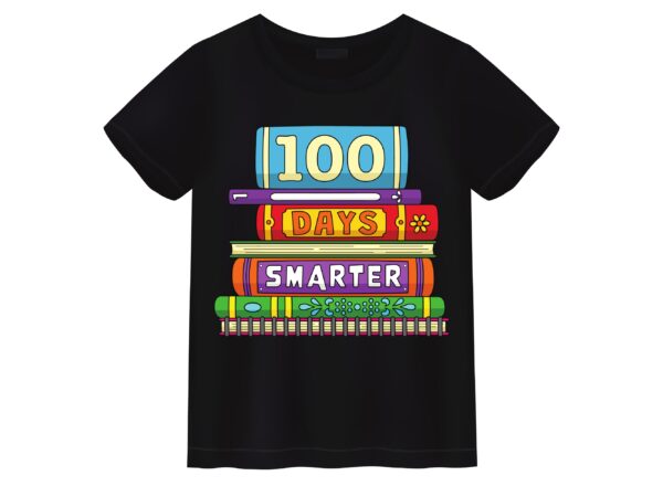 Happy 100th day of school t-shirt design5