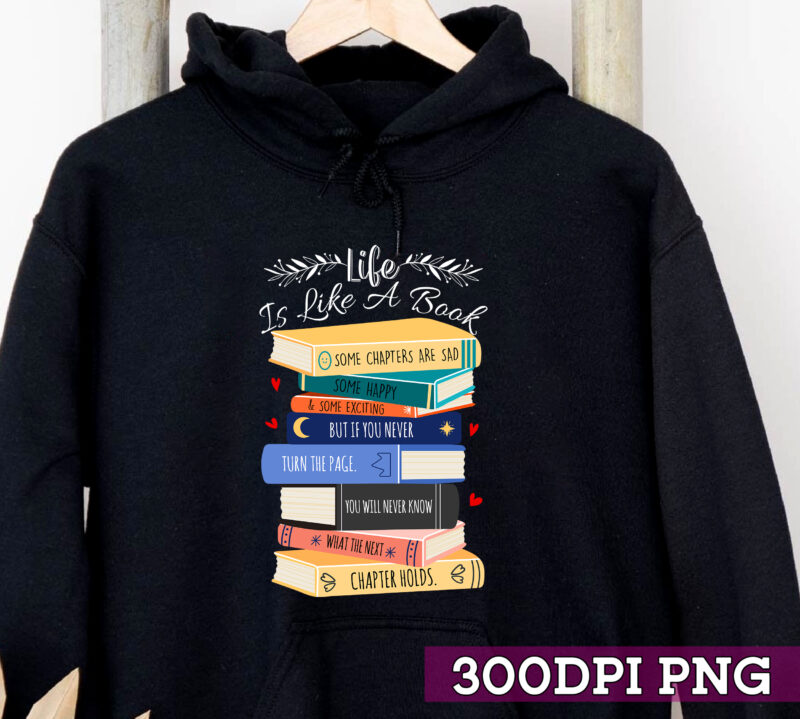 Life Is Like A Book Literary Quotes Gift Idea For Book Lovers NC