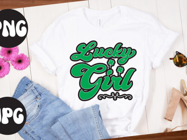 Lucky girl , lucky girl svg design, st patrick’s day bundle,st patrick’s day svg bundle,feelin lucky png, lucky png, lucky vibes, retro smiley face, leopard png, st patrick’s day png,