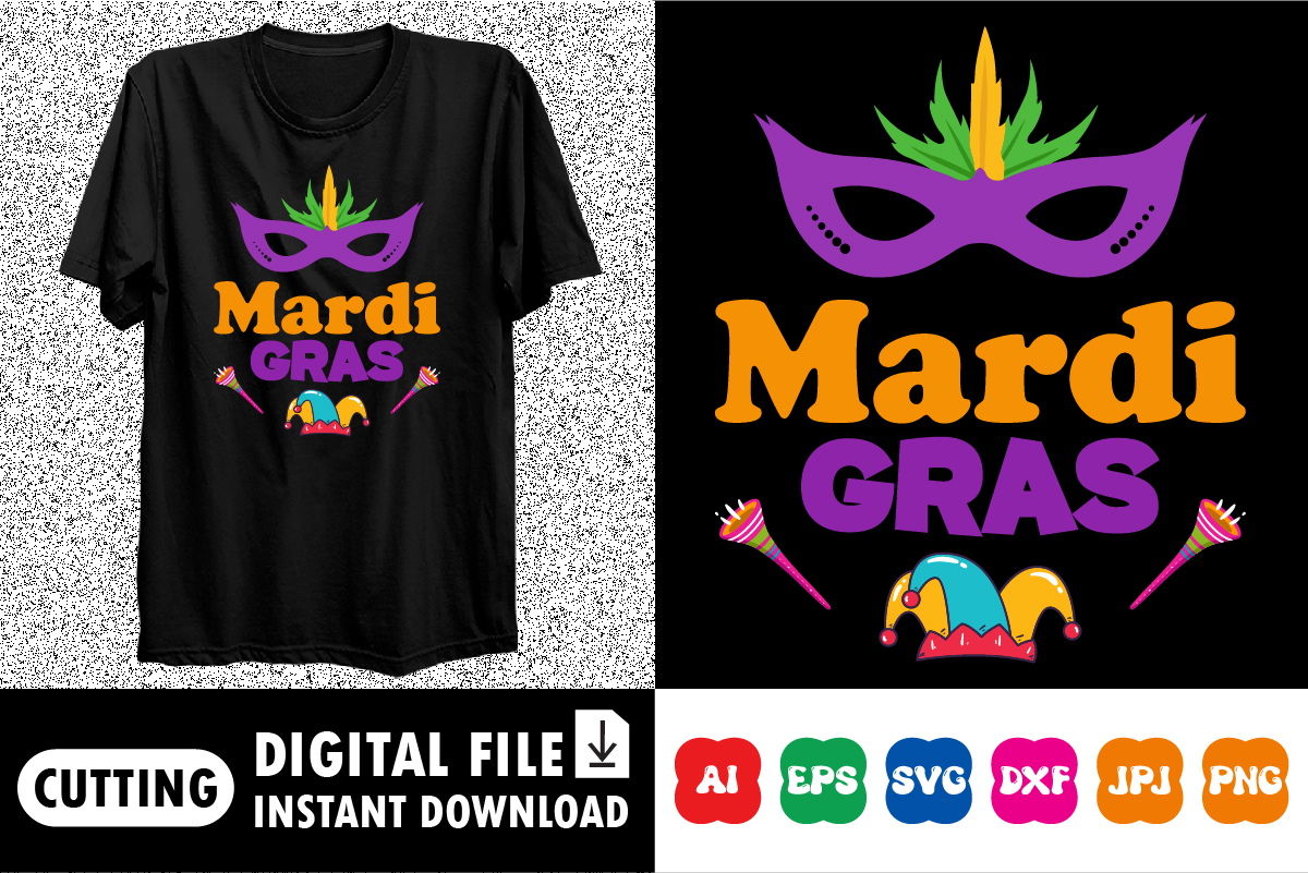 Mardi Gras Shirt print template - Buy t-shirt designs