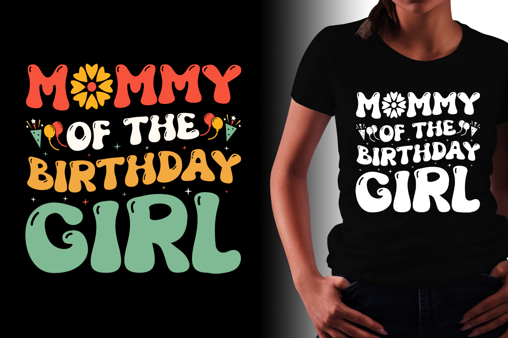 mama of the birthday girl shirt