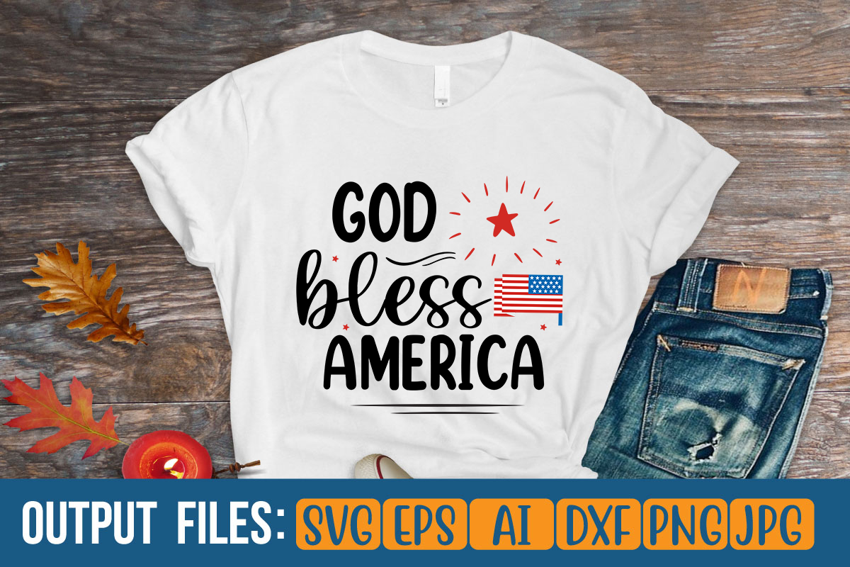 god bless america t-shirt design - Buy t-shirt designs