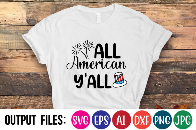 All American Y’all t-shirt design