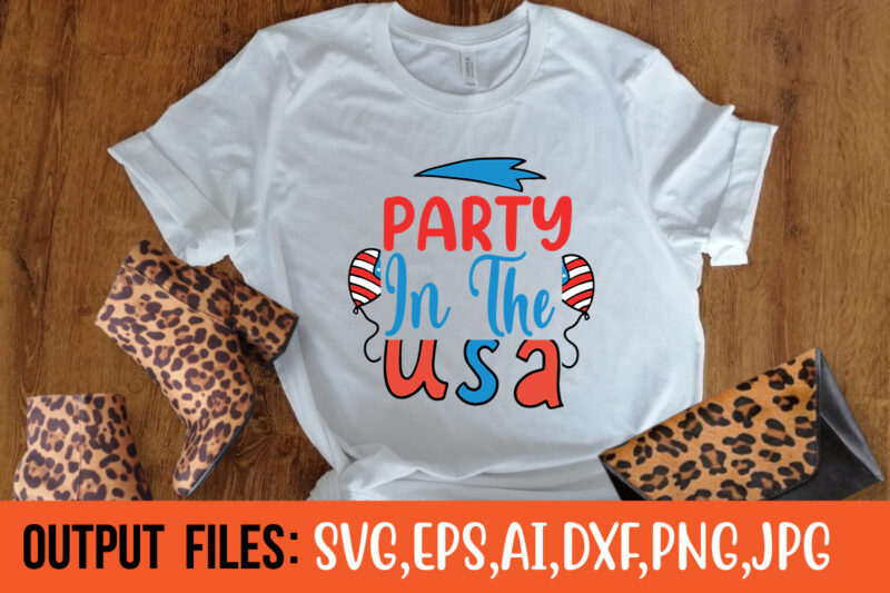 Party In The USA T-Shirt Design On Sale