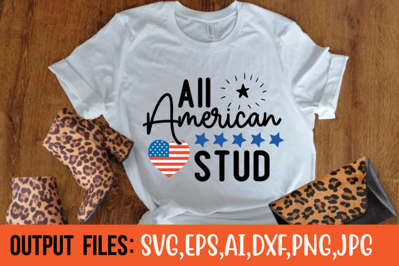 All American Stud t-shirt design