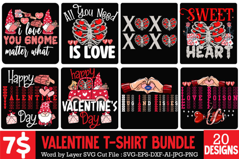 Valentine T-Shirt Design Bundle, Valentine T-Shirt Design Quotes, Coffee is My Valentine T-Shirt Design, Coffee is My Valentine SVG Cut File, Valentine T-Shirt Design Bundle , Valentine Sublimation Bundle ,Valentine's