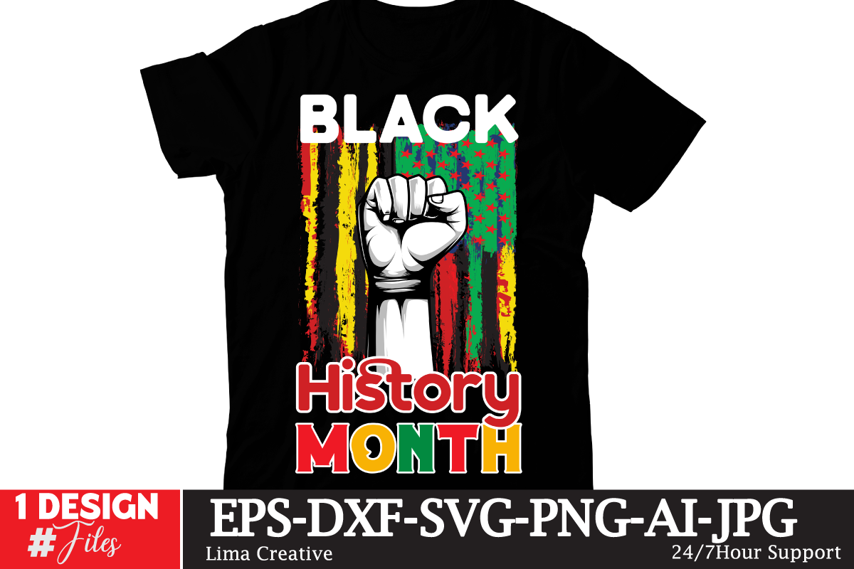 Black History Month T-shirt Design, black history month,black history ...