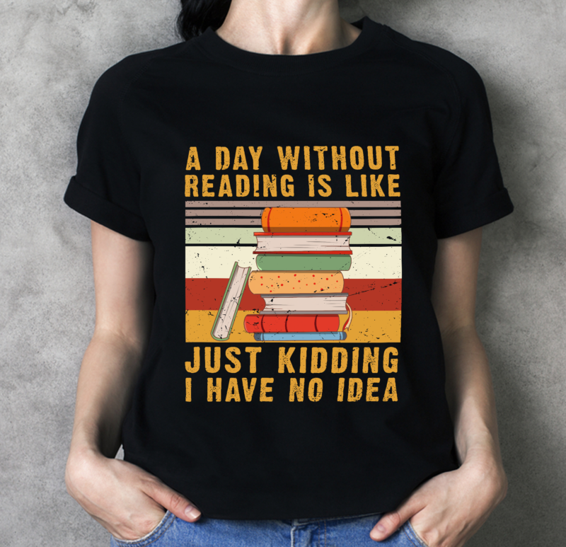 25 Book PNG T-shirt Designs Bundle For Commercial Use Part 2, Book T-shirt, Book png file, Book digital file, Book gift, Book download, Book design