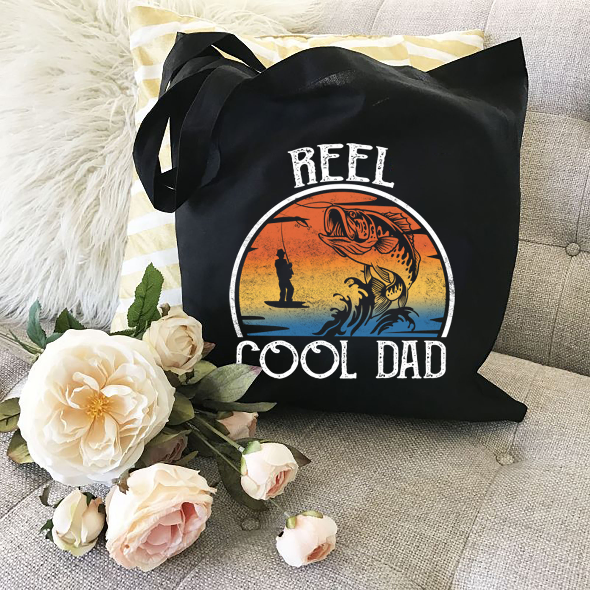  Fathers Day Funny Fisherman Reel Cool Dad Fishing