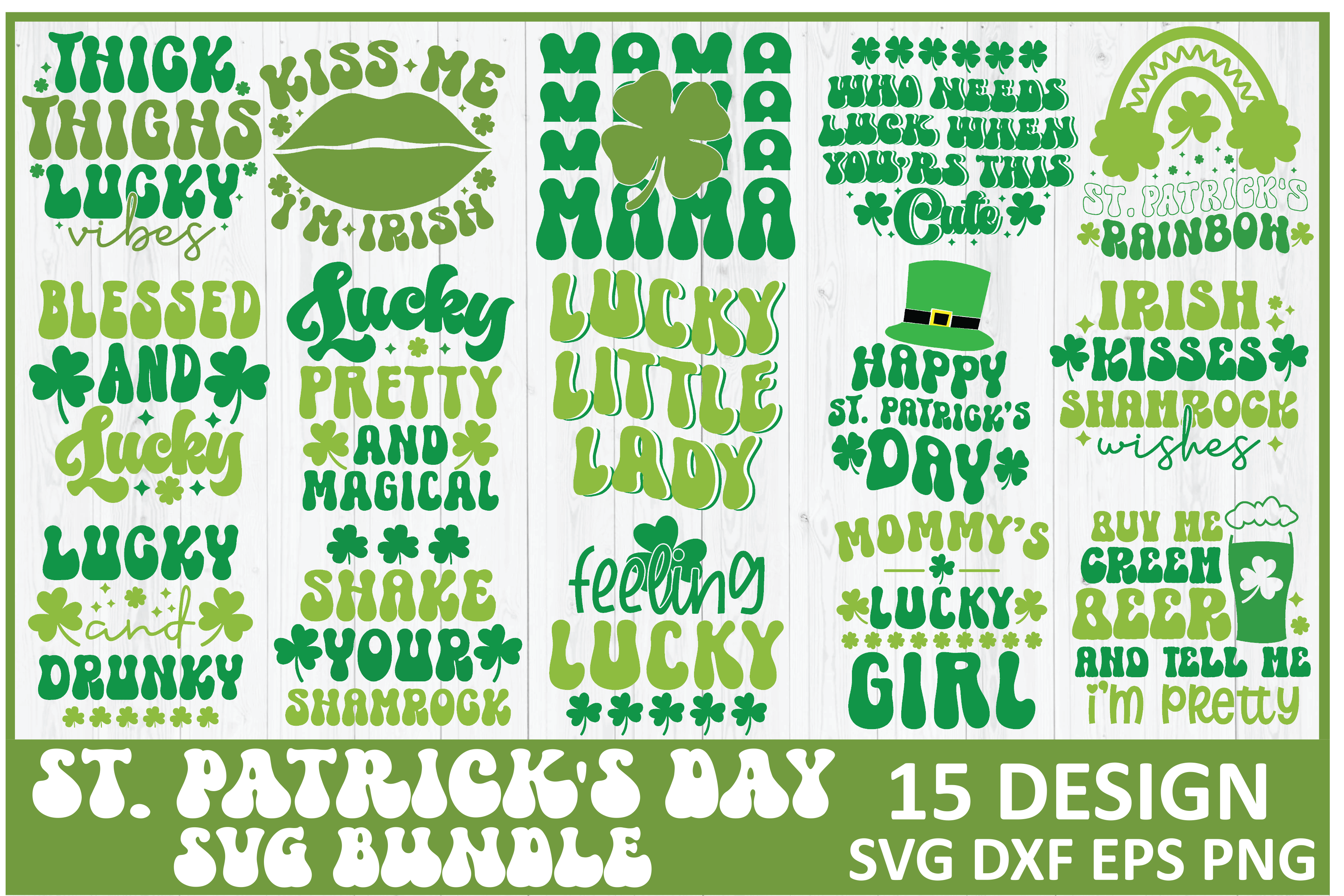 One Lucky Mama Svg Matching Family Svg St Patricks Day Svg 