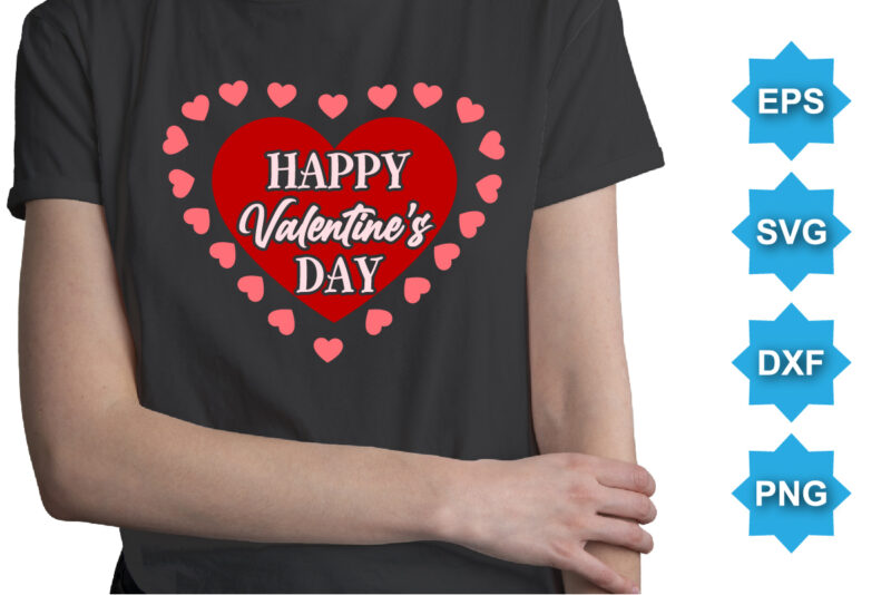 happy valentine’s day, Happy valentine shirt print template, 14 February typography design