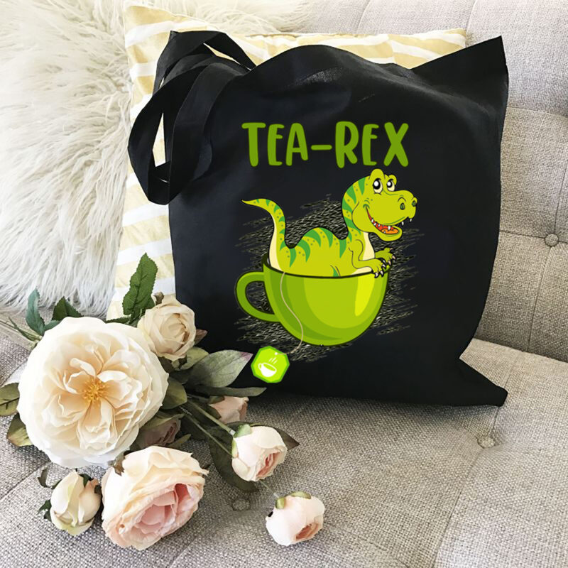 Tea-Rex Cute Dinosaur Png, Mom Tea Lover Dino, Coffee Lover, Cute Punny _Tea-Rex_ Dinosaur, Birthday Gift PNG File TL