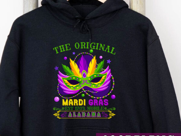 The original mardi gras mobile alabama 1703 family matching nc t shirt designs for sale