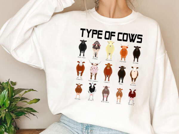 Types of cows farmer funny costume cow cattle highland cows nl t shirt designs for sale