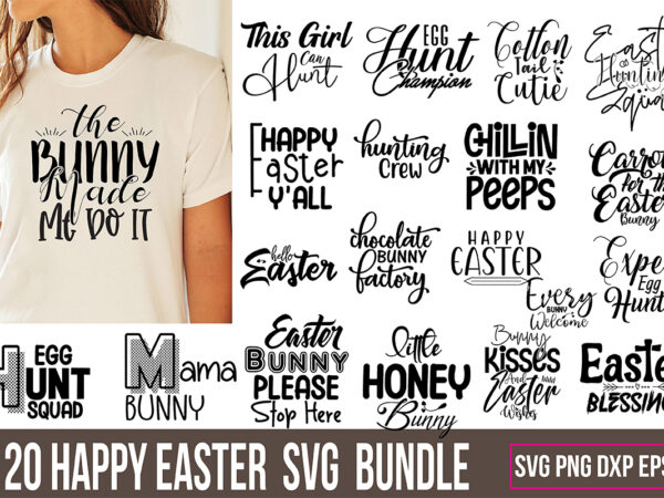 Happy easter svg bundle graphic t shirt