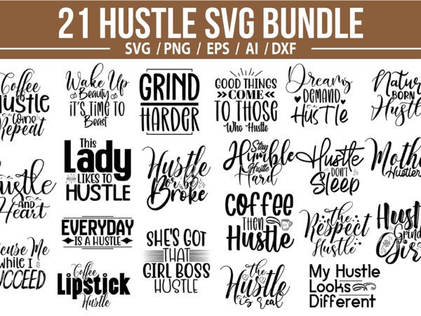 Hustle svg bundle graphic t shirt