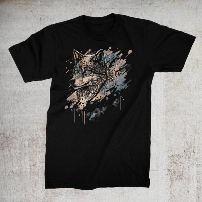 Wolf Colorful - Buy t-shirt designs