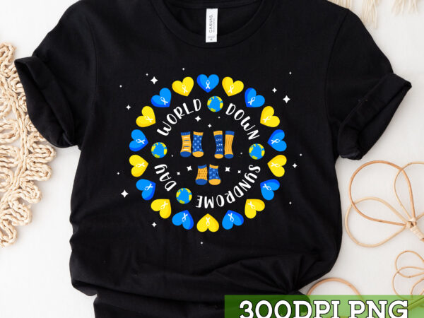 World down syndrome day awareness socks 21 march nc 2 t shirt design for sale