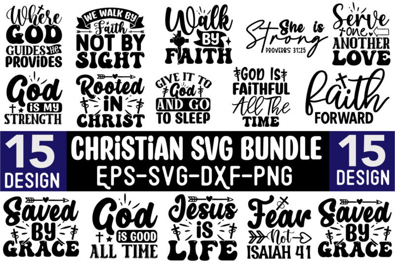 Christian SVG Design Bundle