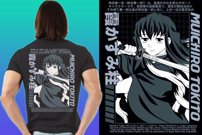 Demon slayer t shirt designs | anime bundle Part#05